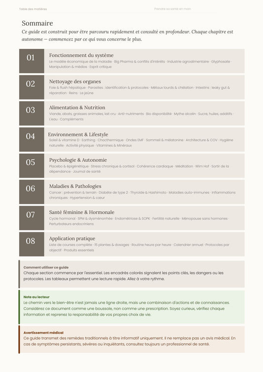Le Guide de la Santé Naturelle et Ancestrale
